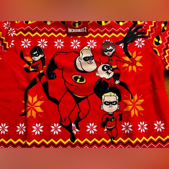 NWT Incredibles “Ugly” Christmas Sweater - Picture 2 of 8